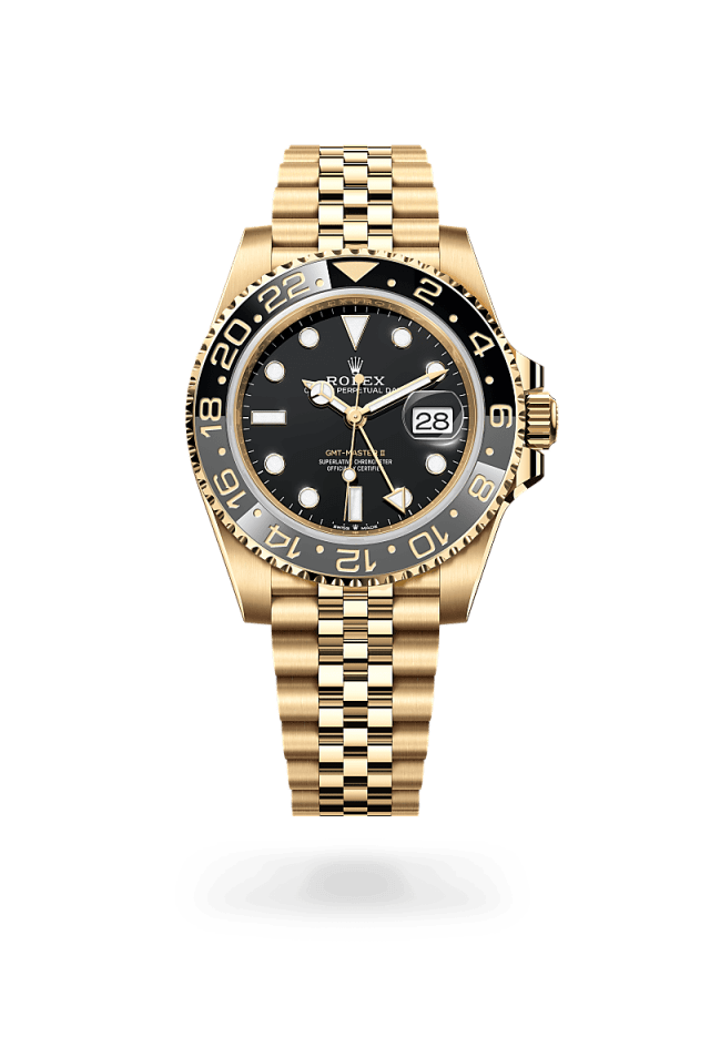 Rolex GMT-Master II 40
 i 18 karat gult guld, M126718GRNR-0001 - Bucherer