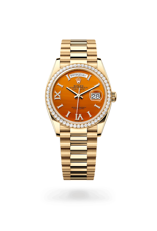 Rolex Day-Date in 18 ct yellow gold, M128348RBR-0049 - Bucherer