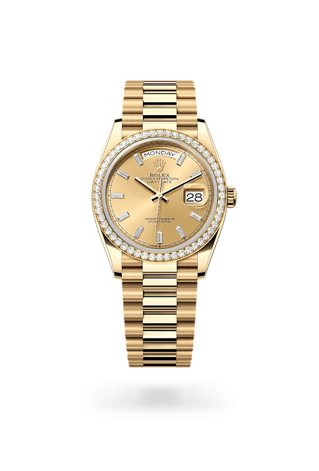 Rolex Day-Date 36 in 18 ct yellow gold, M128348RBR-0080 - Bucherer