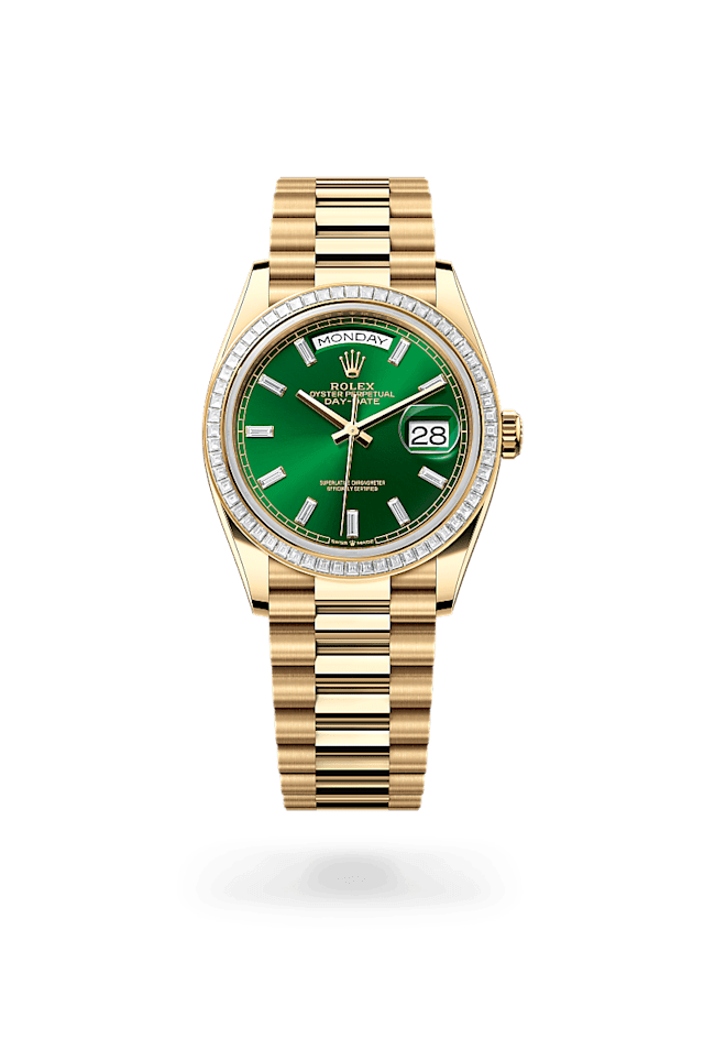 Rolex Day-Date 36 in 18 ct yellow gold, M128398TBR-0035 - Bucherer