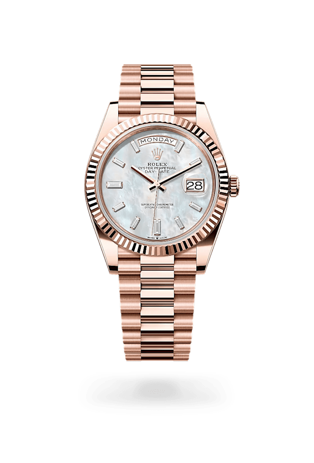 Rolex Day-Date 
 in 18 ct Everose gold, M228235-0056 - Bucherer