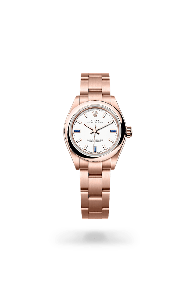 Rolex Oyster Perpetual 28
in 18 ct Everose gold, M276205-0002 - Bucherer