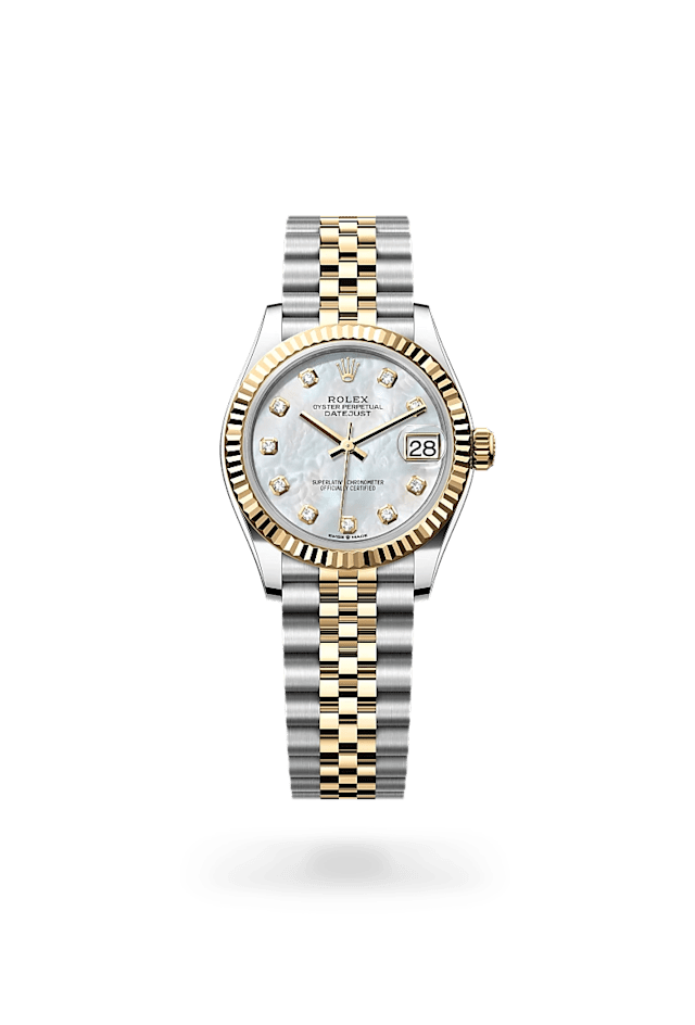 Rolex Datejust 31 en Rolesor jaune – combinaison d’acier Oystersteel et d’or jaune, M278273-0028 - Bucherer