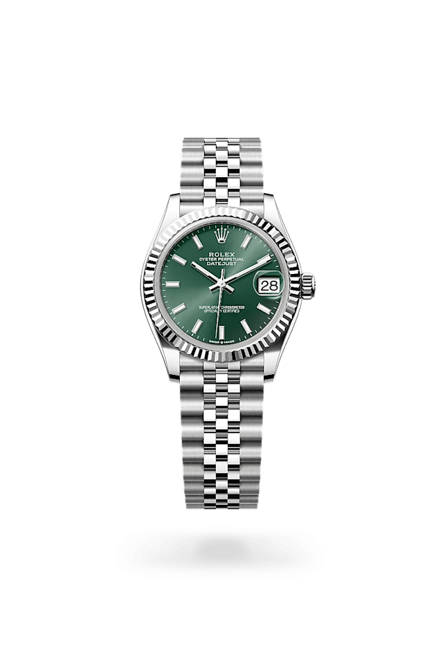 Rolex Datejust 31 in White Rolesor - combination of Oystersteel and white gold, M278274-0018 - Bucherer