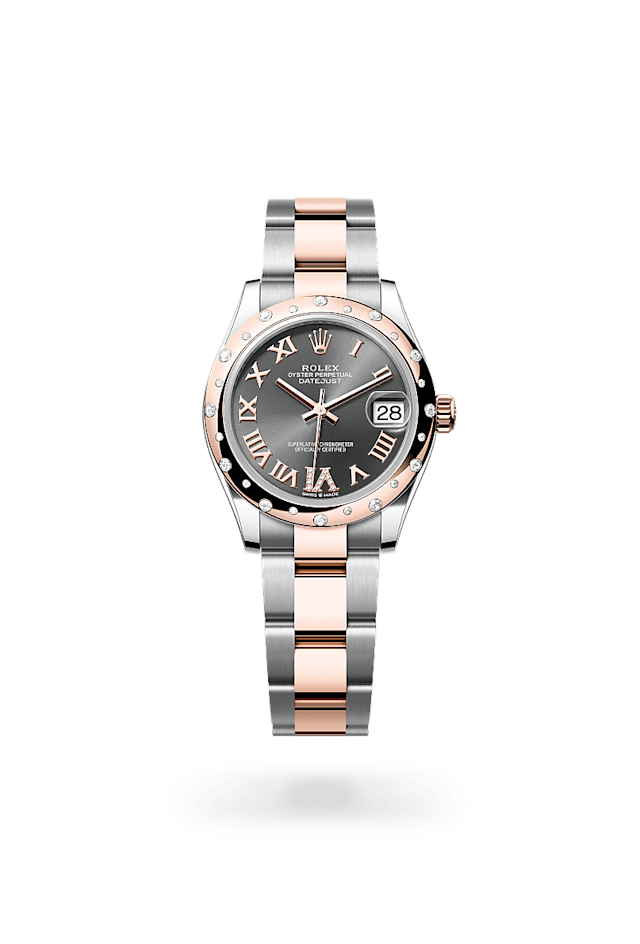 Rolex Datejust 31 in Everose Rolesor - combination of Oystersteel and Everose gold, M278341RBR-0029 - Bucherer