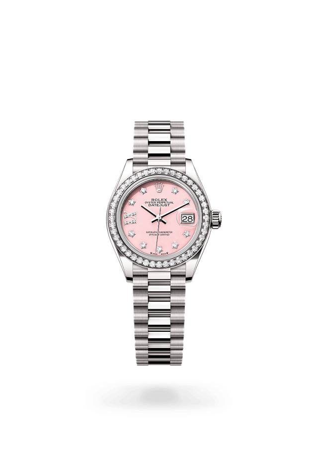 Rolex Lady-Datejust 28 in 18 ct white gold, M279139RBR-0002 - Bucherer
