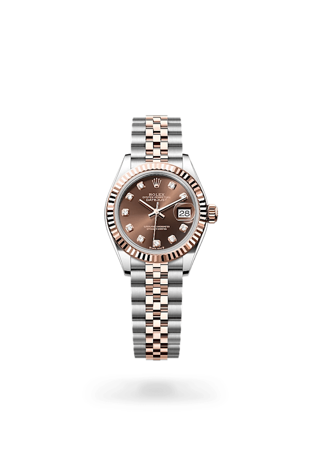 Rolex Datejust 28 in Everose Rolesor - combination of Oystersteel and Everose gold, M279171-0011 - Bucherer
