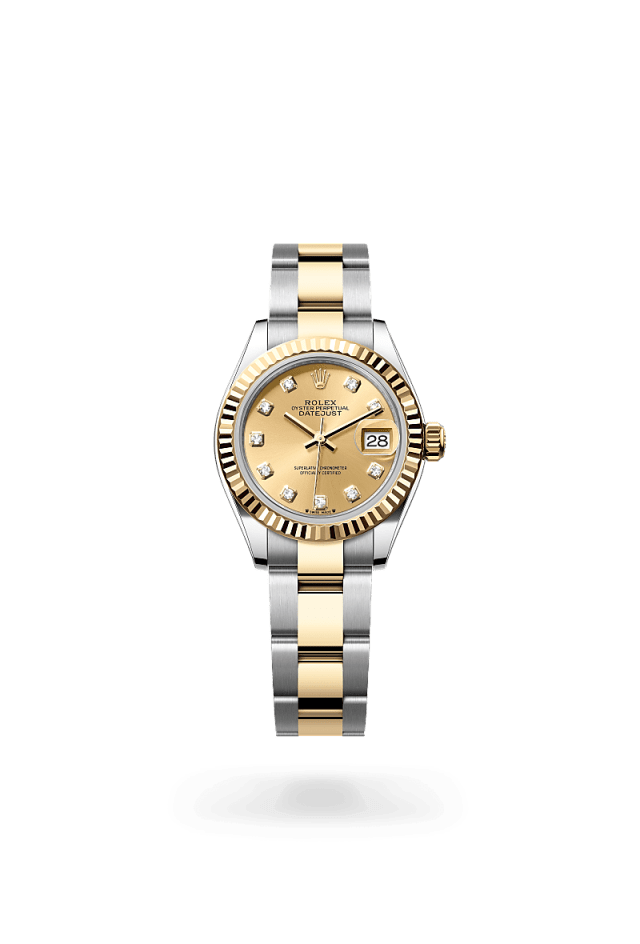Rolex Lady-Datejust 28 in Yellow Rolesor - combination of Oystersteel and yellow gold, M279173-0012 - Bucherer