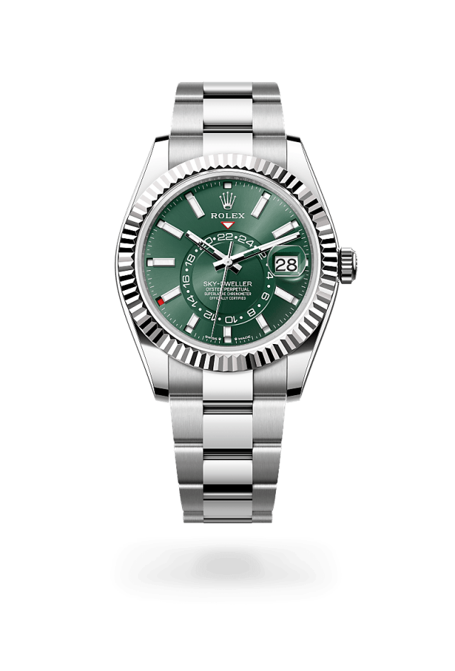 Rolex Sky-Dweller 42 in White Rolesor - combination of Oystersteel and white gold, M336934-0001 - Bucherer