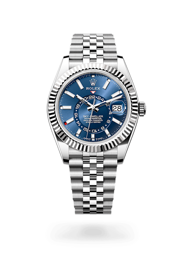 Rolex Sky-Dweller 42
 in White Rolesor - combination of Oystersteel and white gold, M336934-0006 - Bucherer