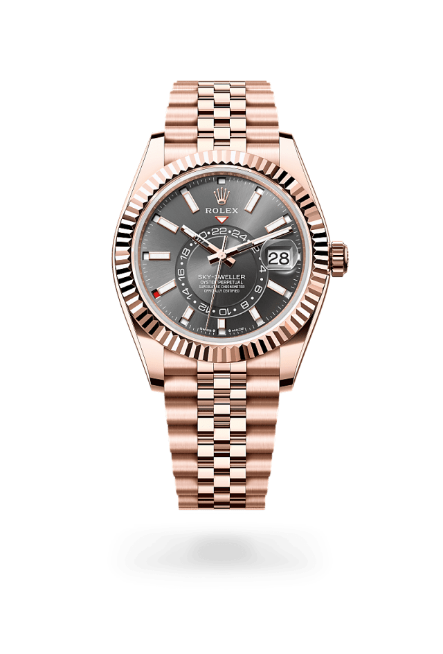 Rolex Sky-Dweller 42 in 18 ct Everose gold, M336935-0008 - Bucherer