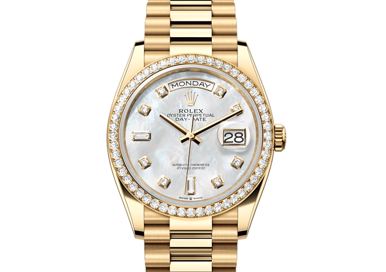 Day-Date 36 in ct yellow gold, M128348RBR-0017 |