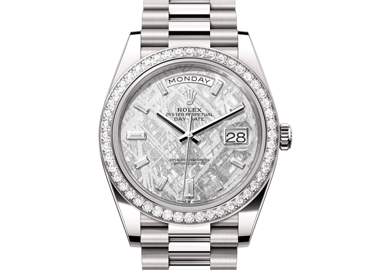 Rolex Day-Date 40 in 18 white | Bucherer