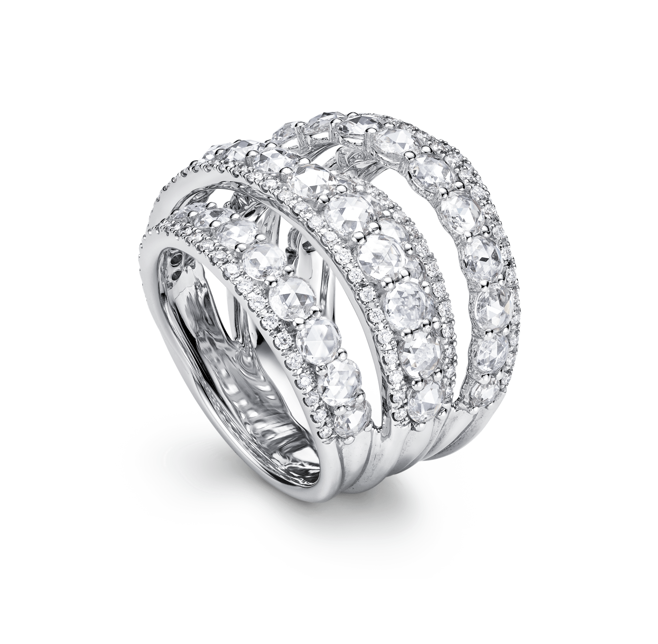 Ring, white gold - Peacock main image