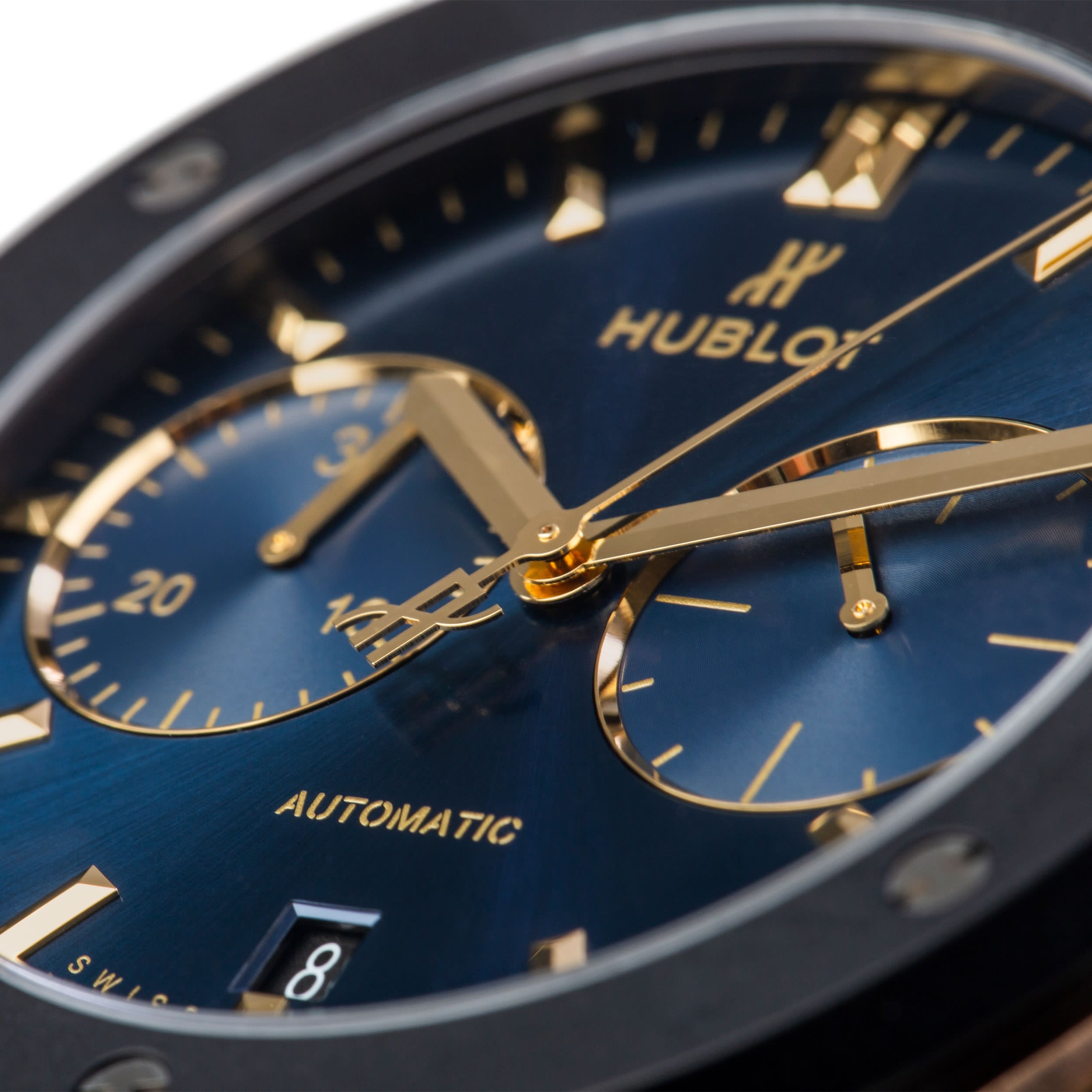 Hublot classic fusion hotsell bronze bucherer blue edition