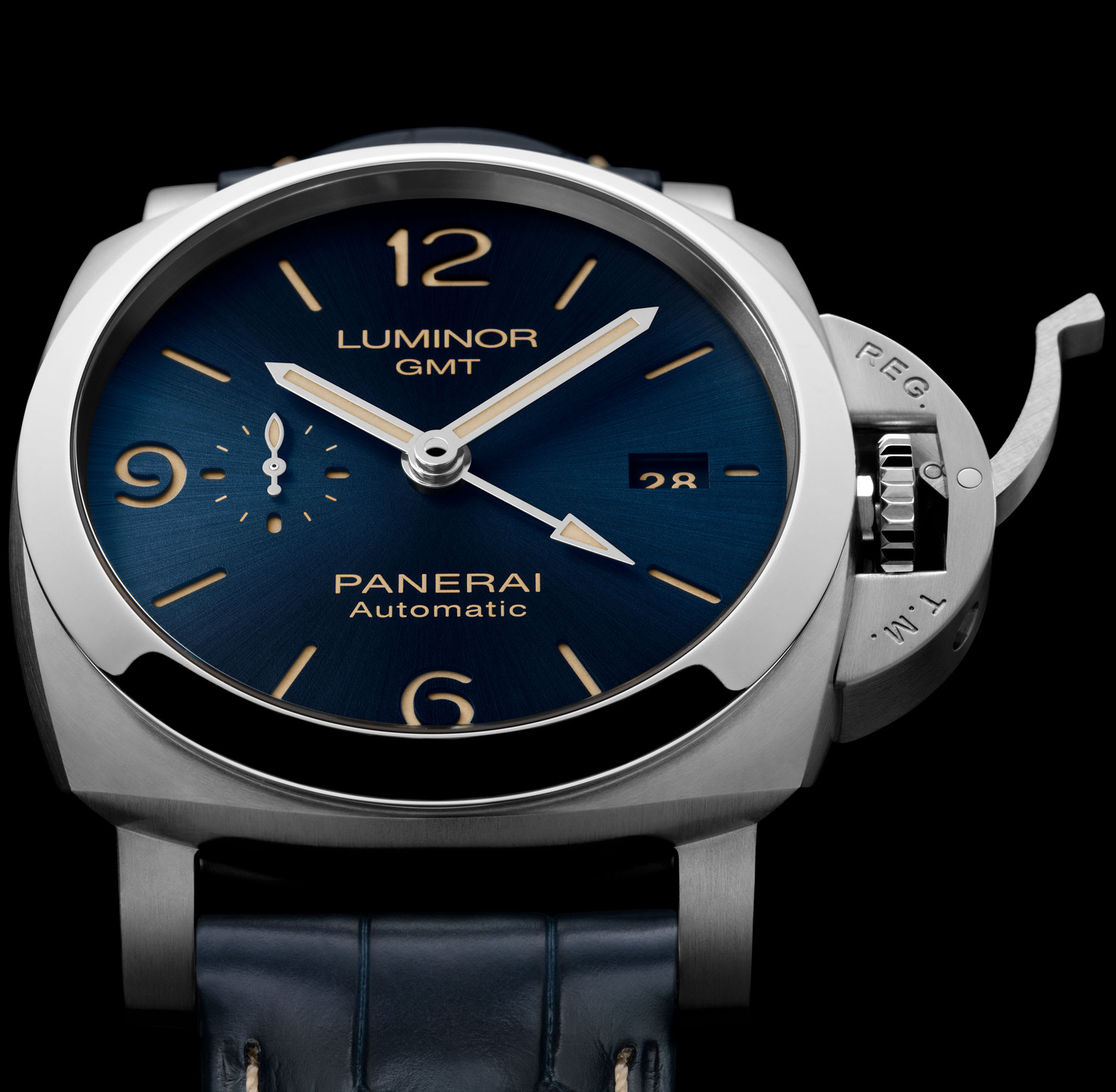 panerai gmt blue