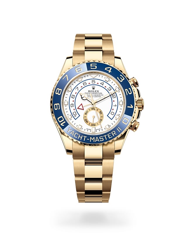 Rolex Yacht-Master II Wall Clock Black Dial in Gold