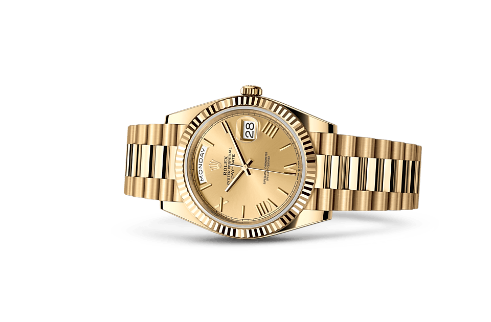 Rolex day discount date gold 40mm