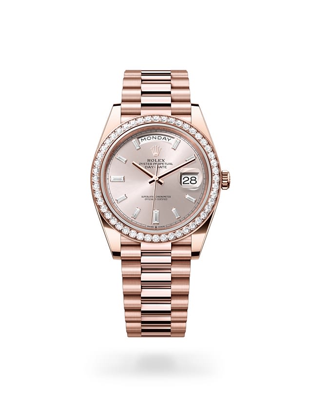 Rolex day date discount 40 gold diamond