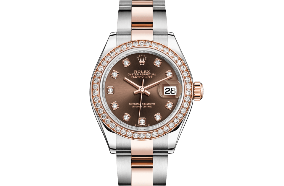 rolex lady datejust 28 chocolate dial