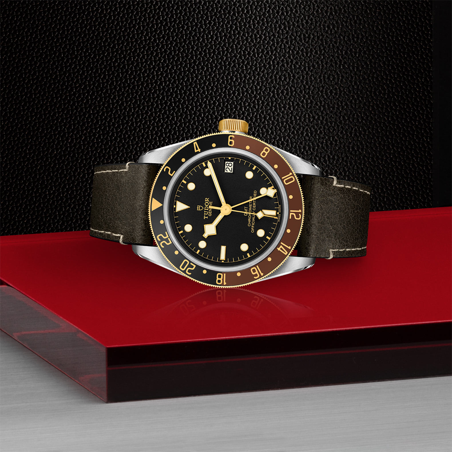 Tudor gmt sale leather