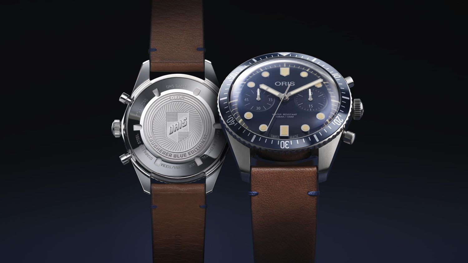Oris Divers Sixty Five Chronograph Bucherer Blue Bucherer