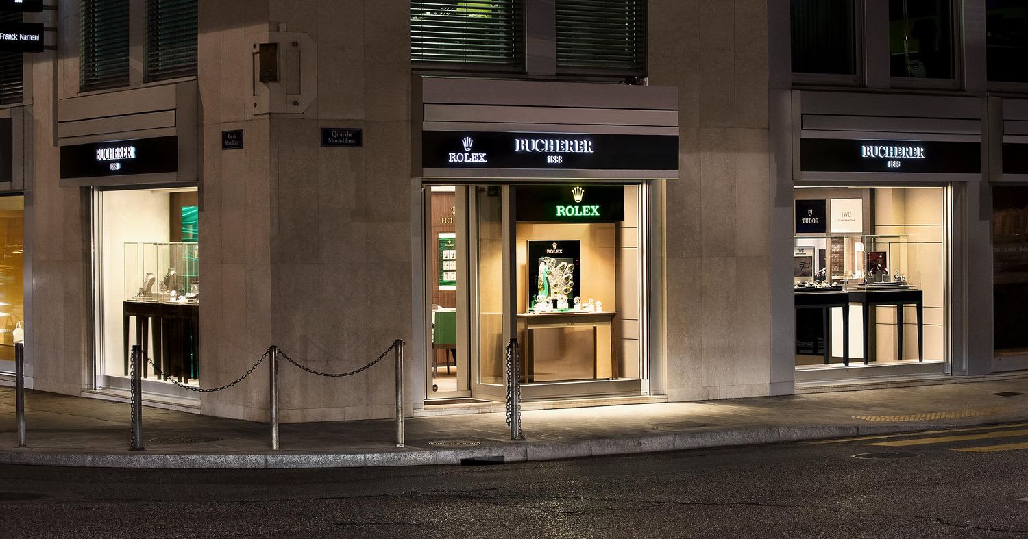 Geneva Quai Du Mont Blanc Bucherer