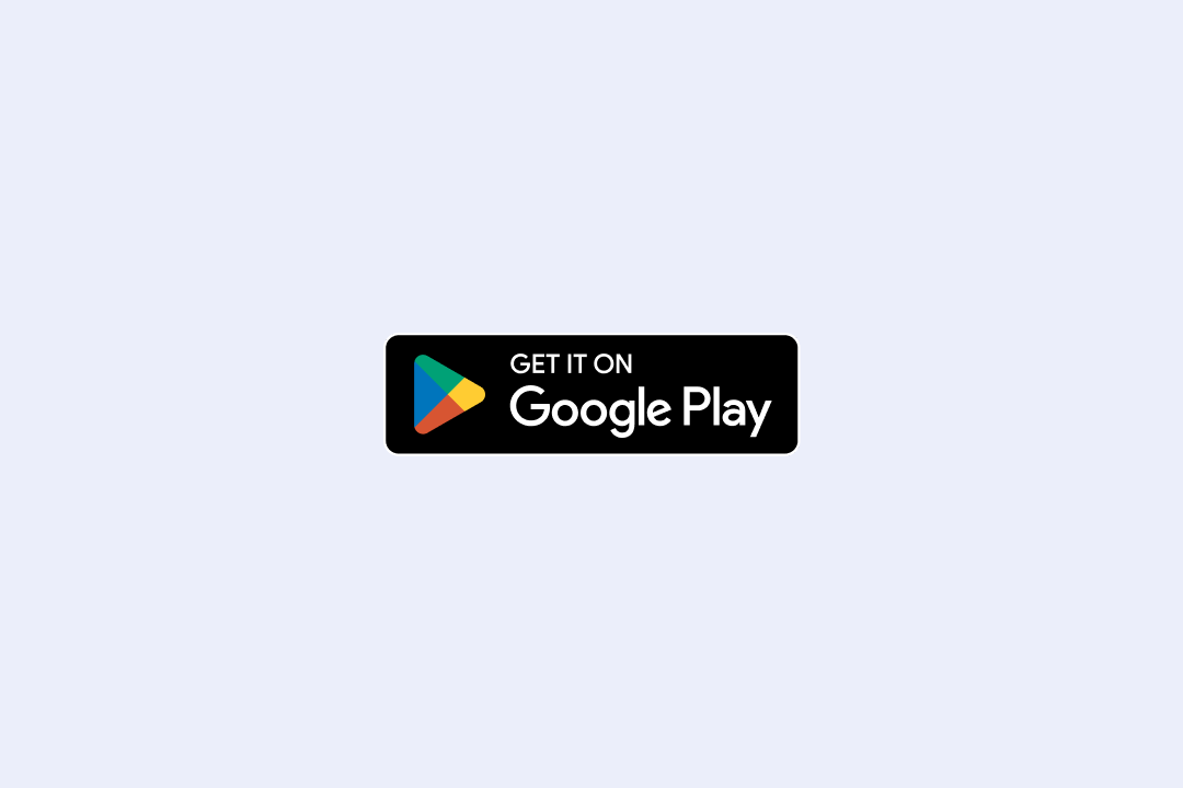 Google Play button with the text "GET IT ON Google Play" and the Google Play triangle logo.